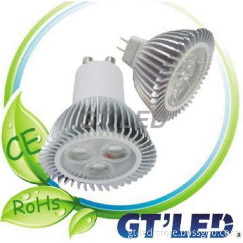 LED GU10 spotlight with ce.rohs approved
